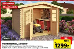 Hagebau Mr. gardener blockbohlenhaus „australien“ Angebot