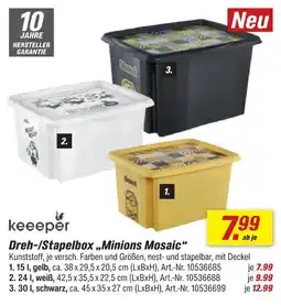 toom Baumarkt Keeeeper dreh-/stapelbox „minions mosaic“ Angebot