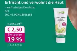Mea Mea fruchtiges duschbad gel Angebot