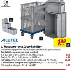 toom Baumarkt Alutec münchen eurobehälter Angebot