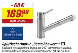 toom Baumarkt Villeroy & boch spültischarmatur „como shower“ Angebot