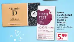 Rossmann Aspilos vitamin d selbsttest Angebot