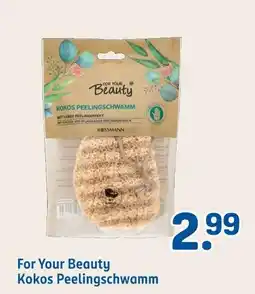 Rossmann For your beauty kokos peelingschwamm Angebot