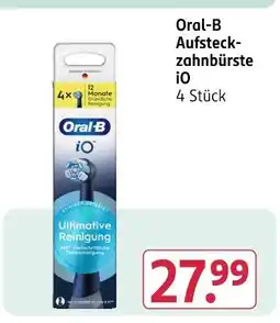 Rossmann Oral-b aufsteckzahnbürste io Angebot