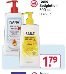 Rossmann Isana bodylotion Angebot