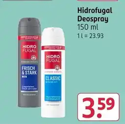 Rossmann Apothekenmarke hidrofugal Angebot