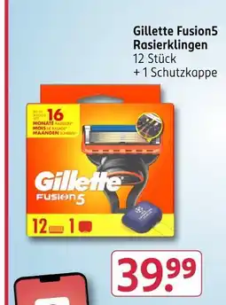 Rossmann Gillette fusion 5 rasierklingen Angebot