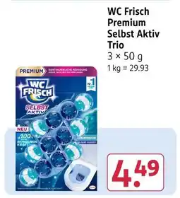 Rossmann Wc frisch premium selbst aktiv trio Angebot