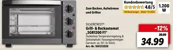 Lidl Silvercrest Grill & Backautomat SGB1200 F1 Angebot