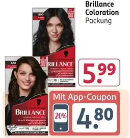 Rossmann Schwarzkopf brillance coloration Angebot