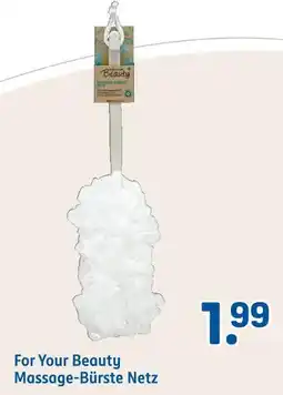 Rossmann For your beauty massage-bürste netz Angebot