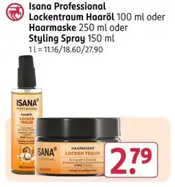 Rossmann Isana professional lockentraum haaröl Angebot
