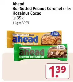 Rossmann Ahead bar salted peanut caramel Angebot