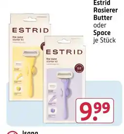 Rossmann Estrid rasierer butter Angebot