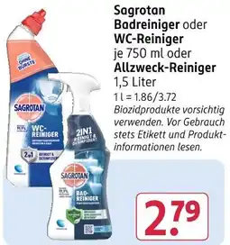 Rossmann Sagrotan badreiniger Angebot