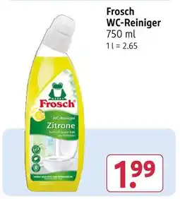 Rossmann Frosch wc-reiniger Angebot