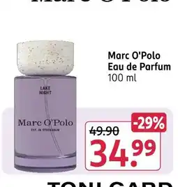 Rossmann Marc o'polo eau de parfum Angebot