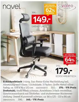 XXXLutz Novel eckschreibtisch Angebot