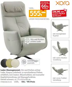 XXXLutz Xora leder-massagesessel Angebot