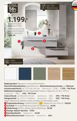 XXXLutz Dieter knoll waschtischkombination mezzano Angebot