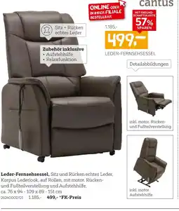 XXXLutz Cantus leder-fernsehsessel Angebot