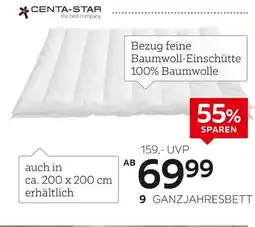 XXXLutz Centa-star ganzjahresbett ca. 135 x 200 cm Angebot
