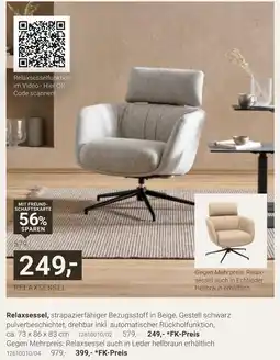 XXXLutz Dieter knoll relaxsessel in beige Angebot