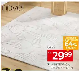 XXXLutz Novel webteppich „flower“ Angebot