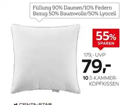 XXXLutz Centa-star 3-kammer-kopfkissen „la lune“ Angebot
