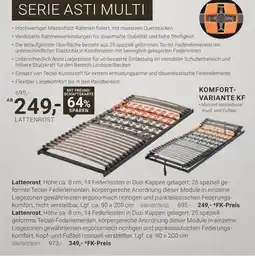 XXXLutz Dieter knoll lattenrost nicht verstellbar Angebot
