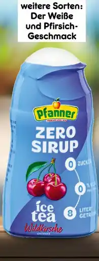 Netto Marken-Discount Pfanner zero sirup eistee wildkirsche Angebot