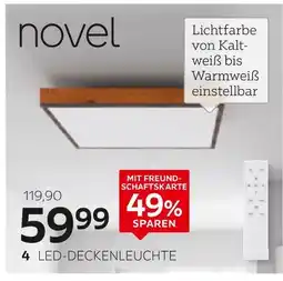 XXXLutz Novel led-deckenleuchte „ludwig“ Angebot