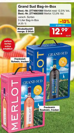 Netto Marken-Discount Grand sud grand sud bag-in-box Angebot