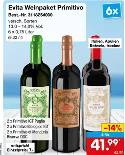 Netto Marken-Discount Evita primitivo igt puglia Angebot