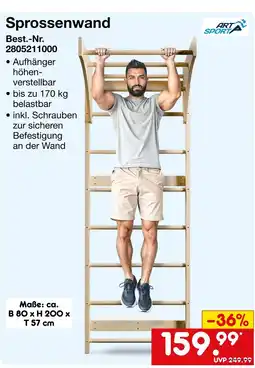 Netto Marken-Discount Artsport sprossenwand Angebot