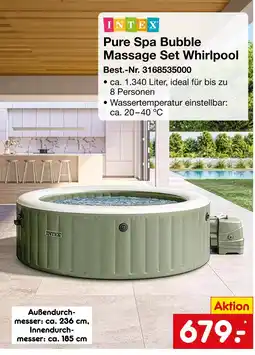 Netto Marken-Discount Intex pure spa bubble massage set whirlpool Angebot