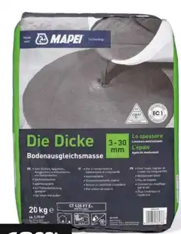 OBI Mapei Bodenausgleichmasse Die Dicke Angebot