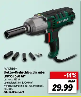 Lidl Parkside Elektro Drehschlagschrauber PDSSE 550 A1 Angebot