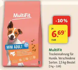 Fressnapf MultiFit Trockennahrung für Hunde. Angebot