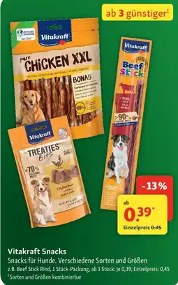 Fressnapf Vitakraft Snacks Snacks für Hunde. Angebot