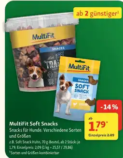Fressnapf MultiFit Soft Snacks Snacks für Hunde. Angebot