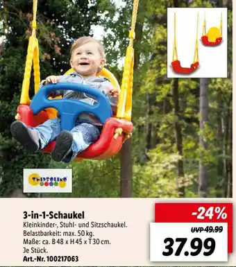 Lidl 3in1 Schaukel Angebot