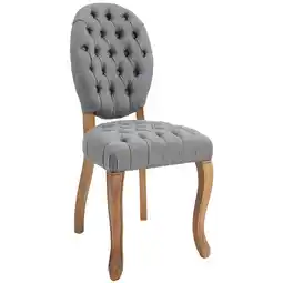 Netto Marken-Discount CLP Esszimmerstuhl Temara Stoff antik-hell Farbe:grauGestell Farbe:antik-hell Angebot