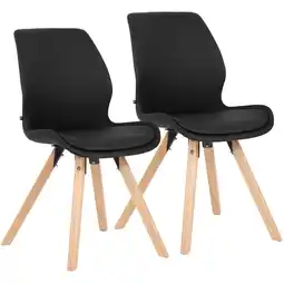 Netto Marken-Discount CLP 2er Set Stuhl Luna Kunstleder Farbe:schwarzMaterial:Kunstleder Angebot
