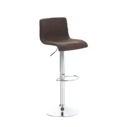Netto Marken-Discount CLP Barhocker Hoover Stoff C Farbe:braunMaterial Gestell:Metall in Chromoptik Angebot