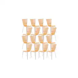 Netto Marken-Discount CLP 16er Set Besucherstuhl Aaron Farbe:natur Angebot