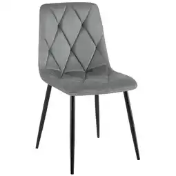 Netto Marken-Discount CLP Esszimmerstuhl Clairton Samt Farbe:dunkelgrauMaterial:Samt Angebot