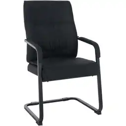 Netto Marken-Discount CLP XL Besucherstuhl Anubis Stoff Farbe:schwarz/schwarz Angebot