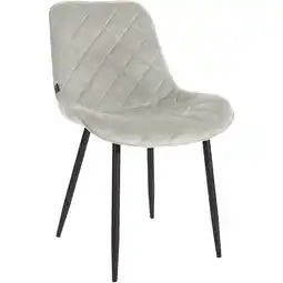 Netto Marken-Discount CLP Stuhl Springs Samt Farbe:creme Angebot
