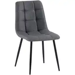 Netto Marken-Discount CLP Esszimmerstuhl Antibes Stoff Farbe:dunkelgrau Angebot
